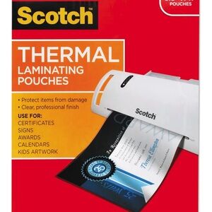 SCOTCH Thermal Laminating Pouches